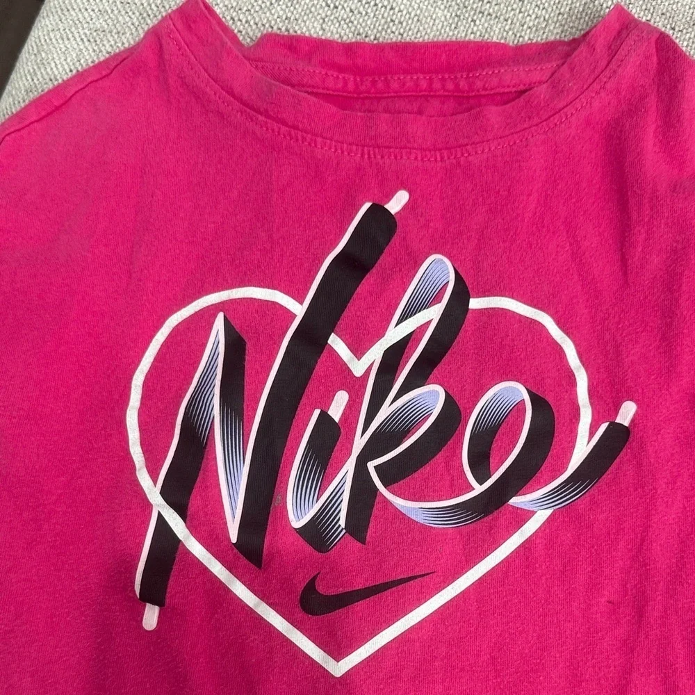 Adidas and Nike Kids Pink Tops Set
